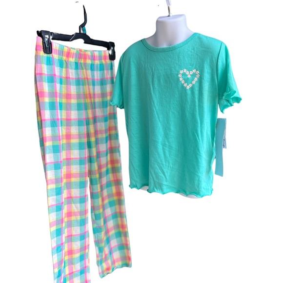 Cat & Jack Other - NWT CAT AND JACK Girls Multicolor 3 piece Pajama Set